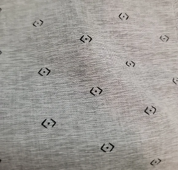 Men's Gray Short Sleeve Button Down Shirt - Picture 4 of 4